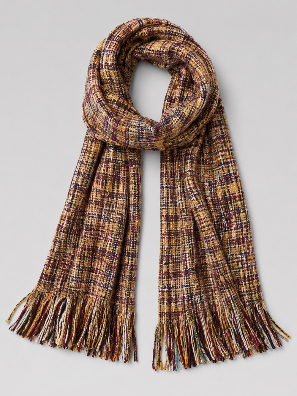 Rainbow Womenโs Chunky Scarf Knit Soft & Cozy Wrap Colorfulโ Artsy Bohemiโฆ